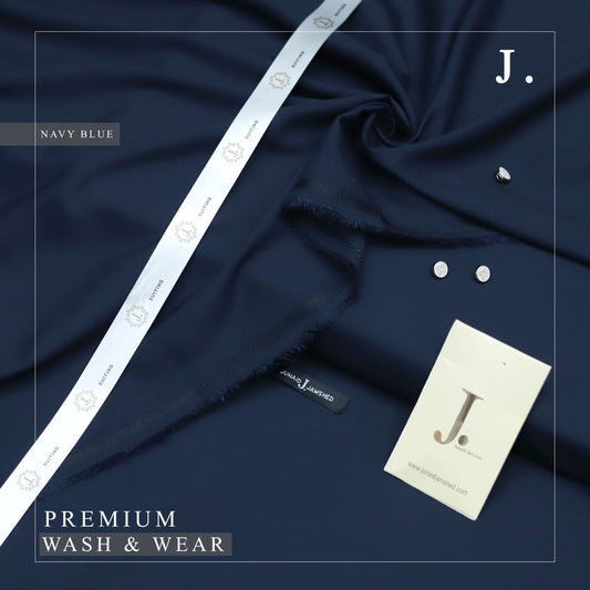 2025 Men's Premium 100% Pure Wash & Wear Collection | Navy Blue